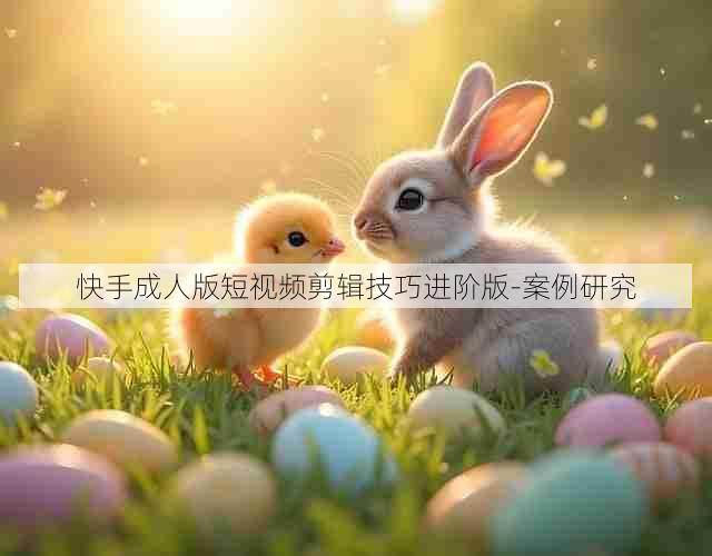 快手成人版短视频剪辑技巧进阶版-案例研究