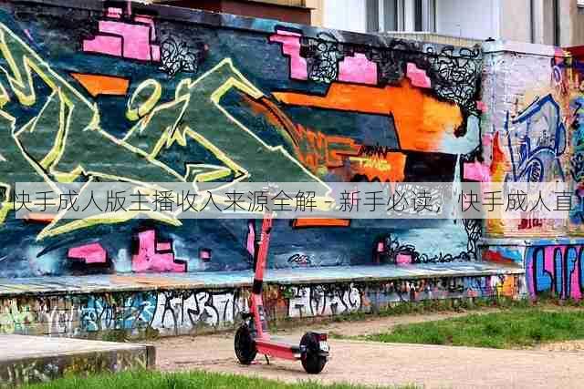 快手成人版主播收入来源全解 - 新手必读，快手成人直